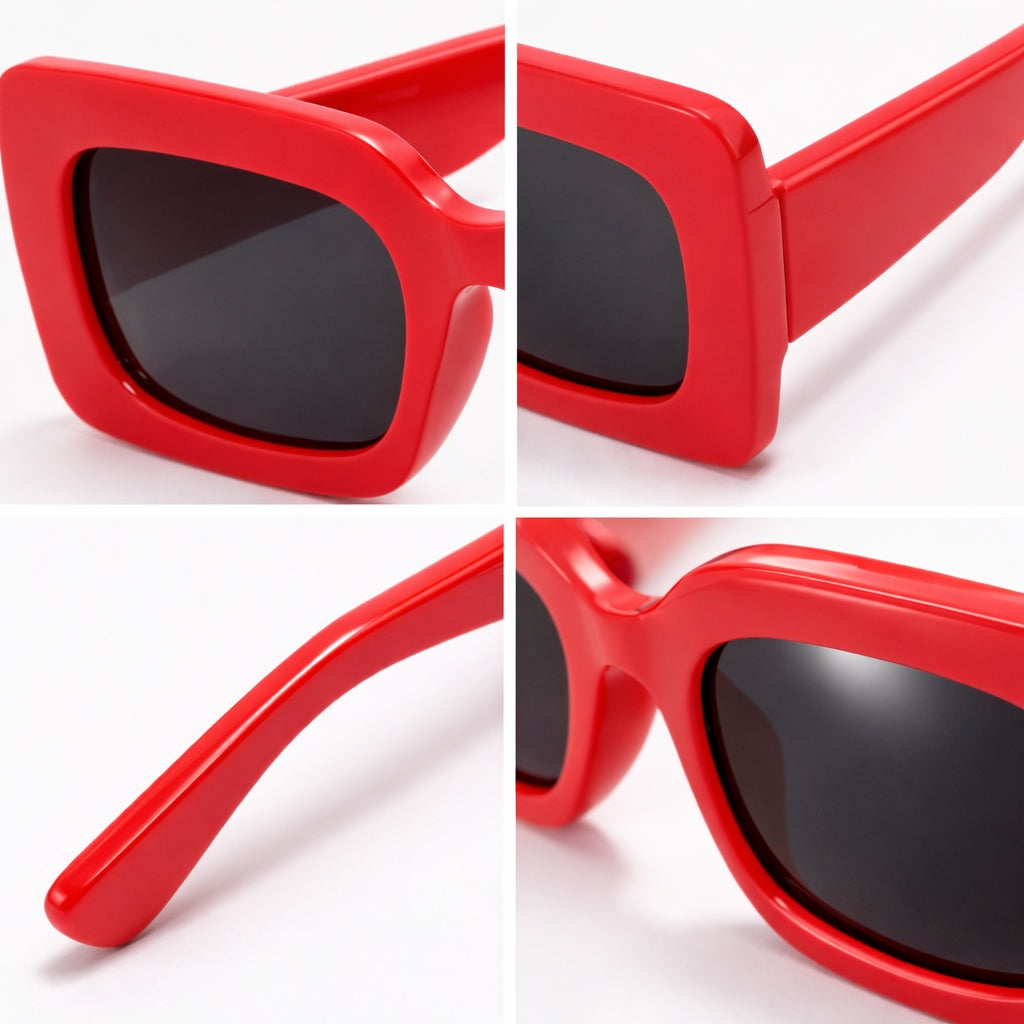 Lunettes de Soleil Rectangulaires Oversize