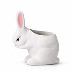 Pot de Fleurs Lapin Décoratif en Céramique