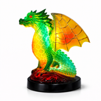 Lampe LED 3D Animaux Décorative en Résine