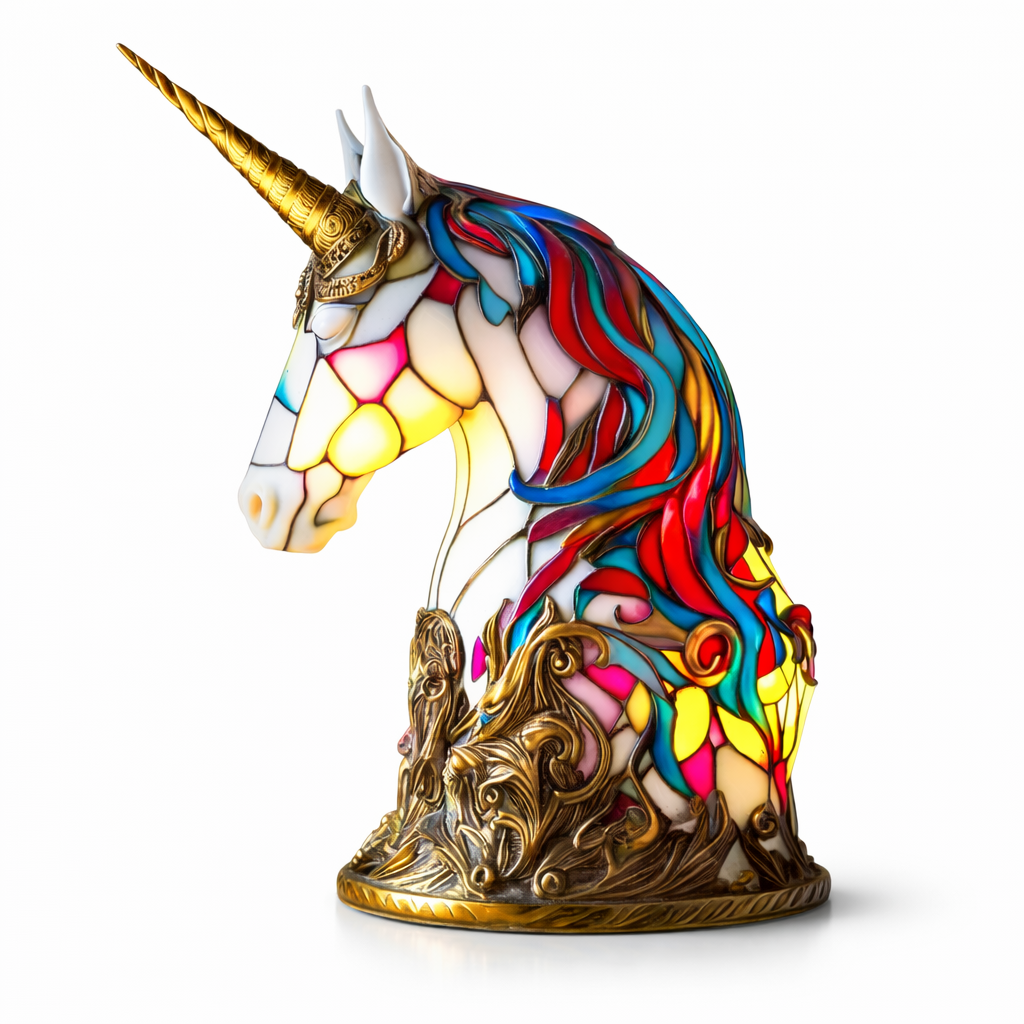 Lampe LED 3D Animaux Décorative en Résine