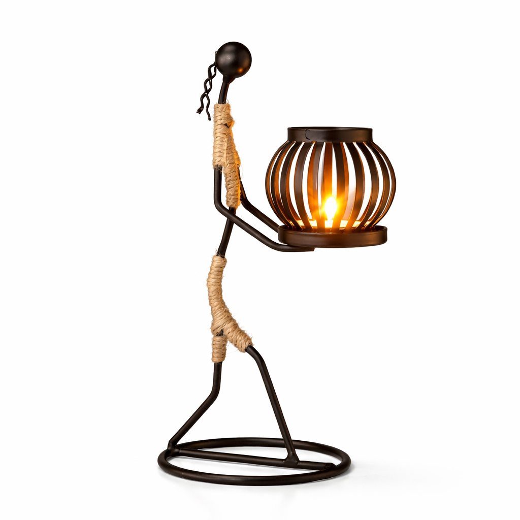 Bougeoir Nordique en Fer