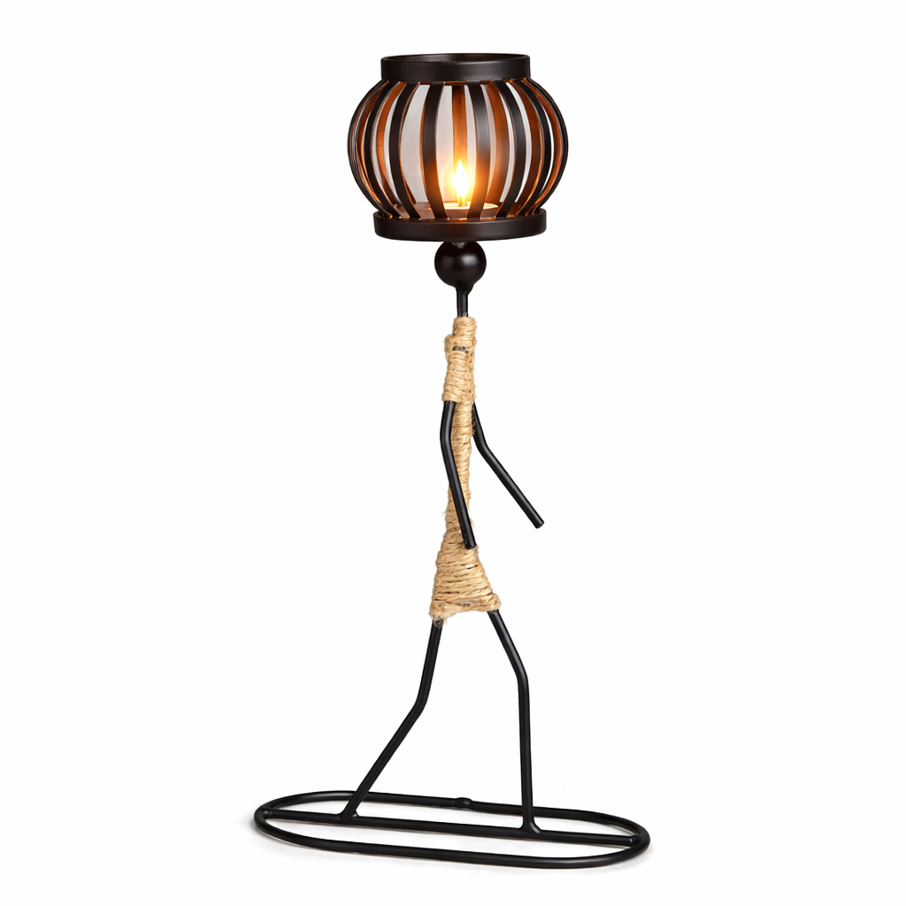 Bougeoir Nordique en Fer