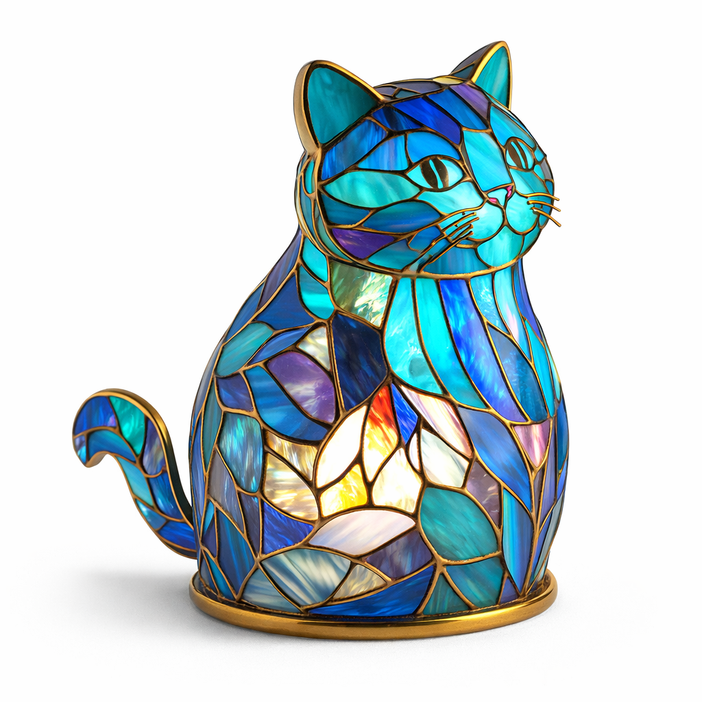 Lampe LED 3D Animaux Décorative en Résine