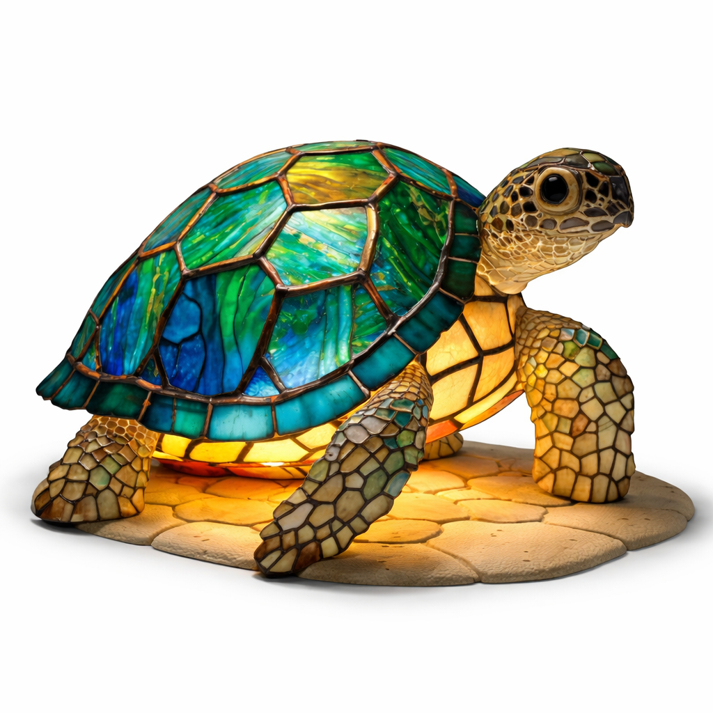 Lampe LED 3D Animaux Décorative en Résine