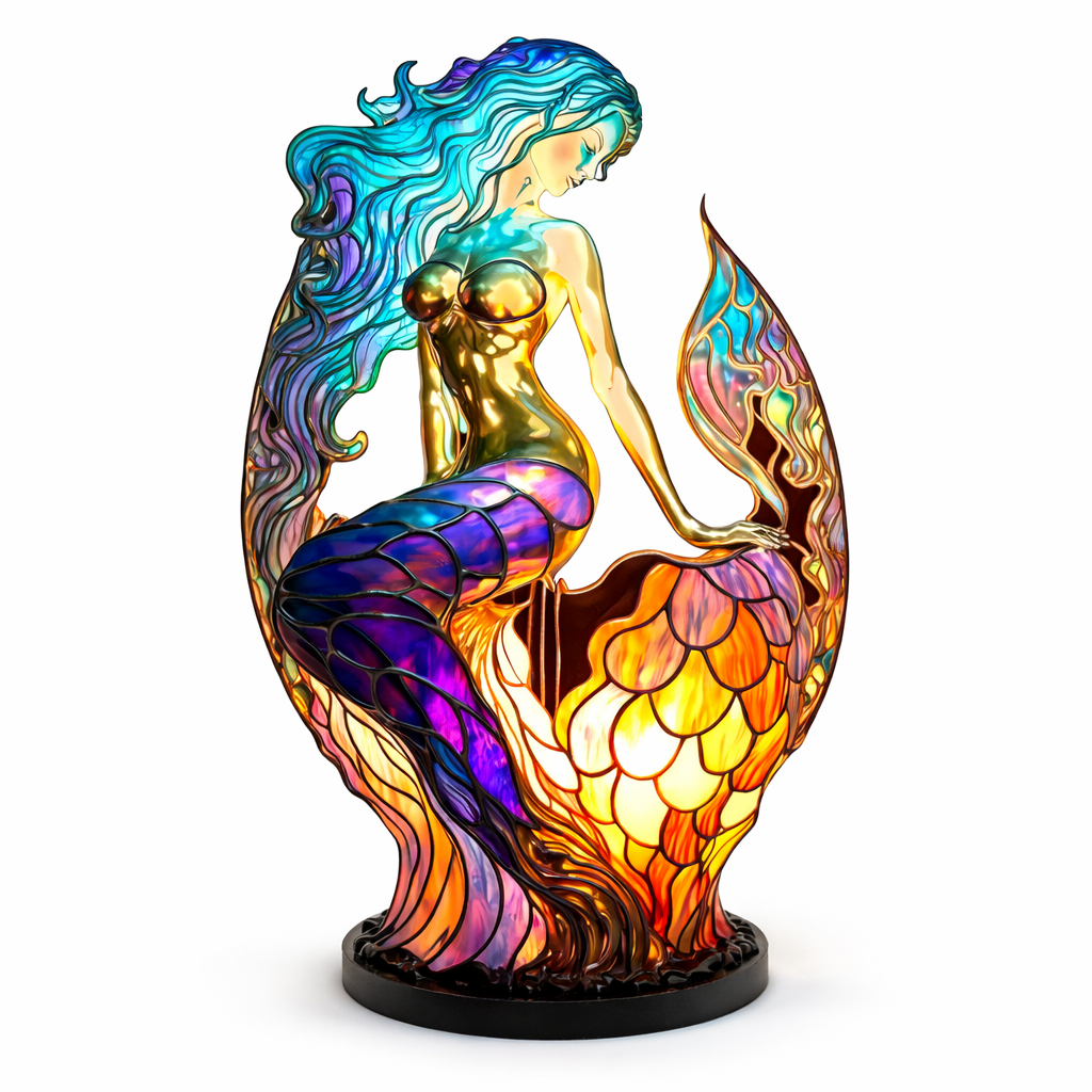 Lampe LED 3D Animaux Décorative en Résine