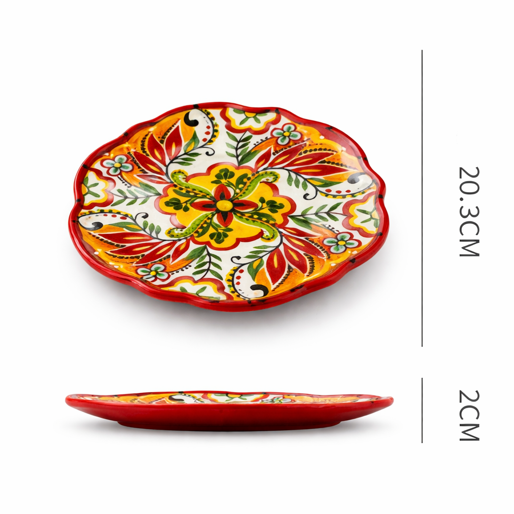 Collection Bohème en Céramique Émaillée