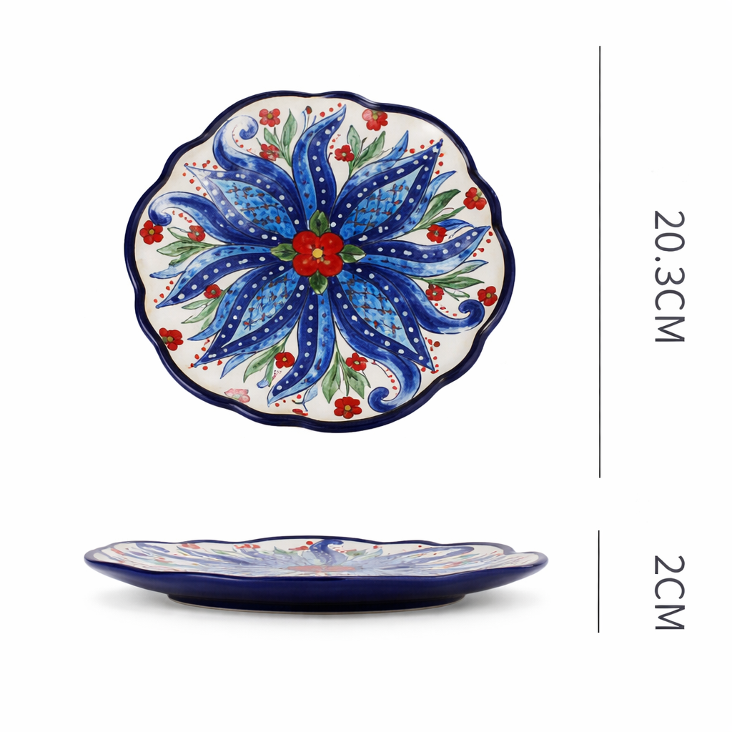 Collection Bohème en Céramique Émaillée