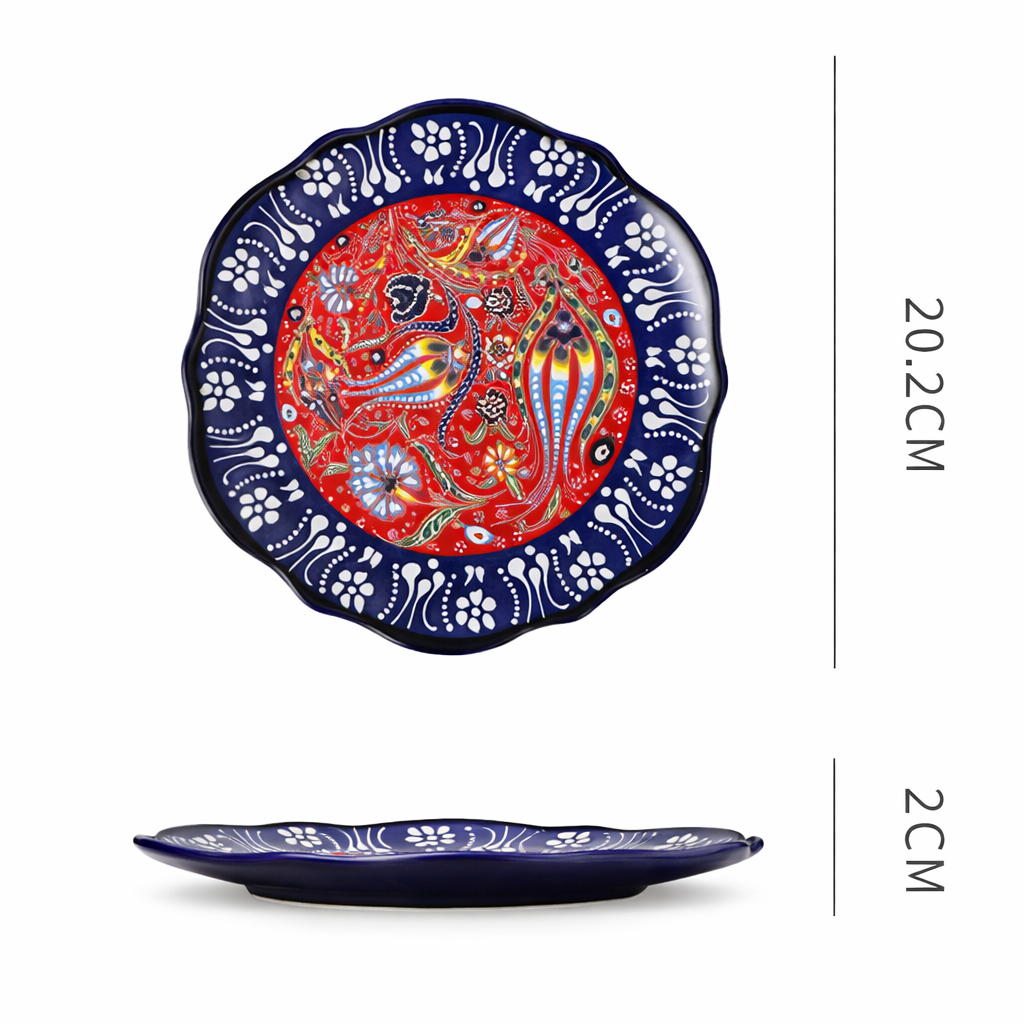 Collection Bohème en Céramique Émaillée