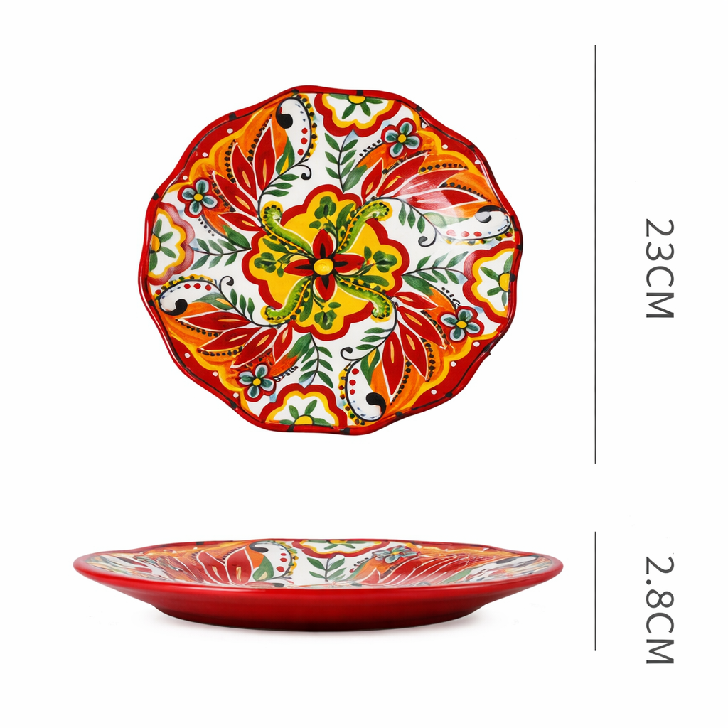 Collection Bohème en Céramique Émaillée