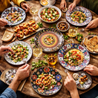 Collection Bohème en Céramique Émaillée