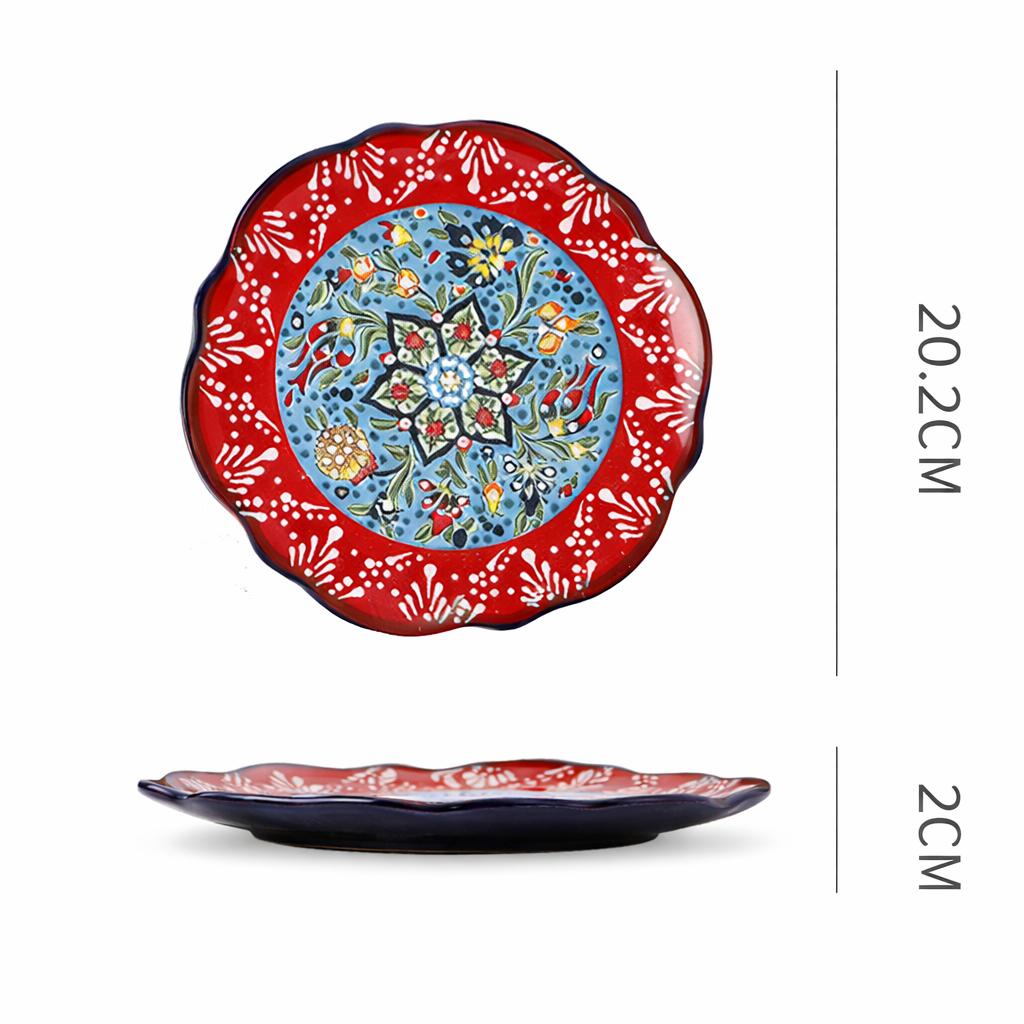 Collection Bohème en Céramique Émaillée