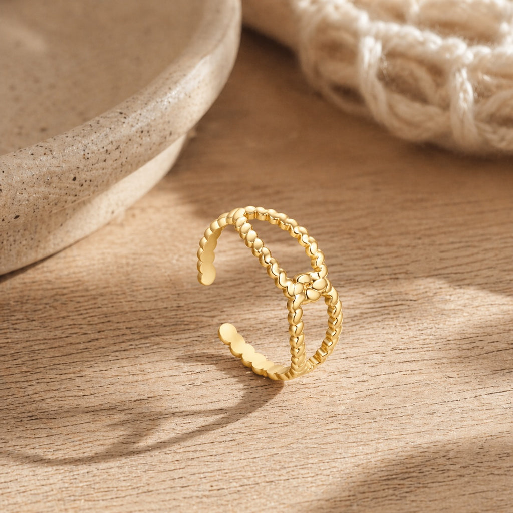 Bague Texturée