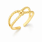 Bague Texturée