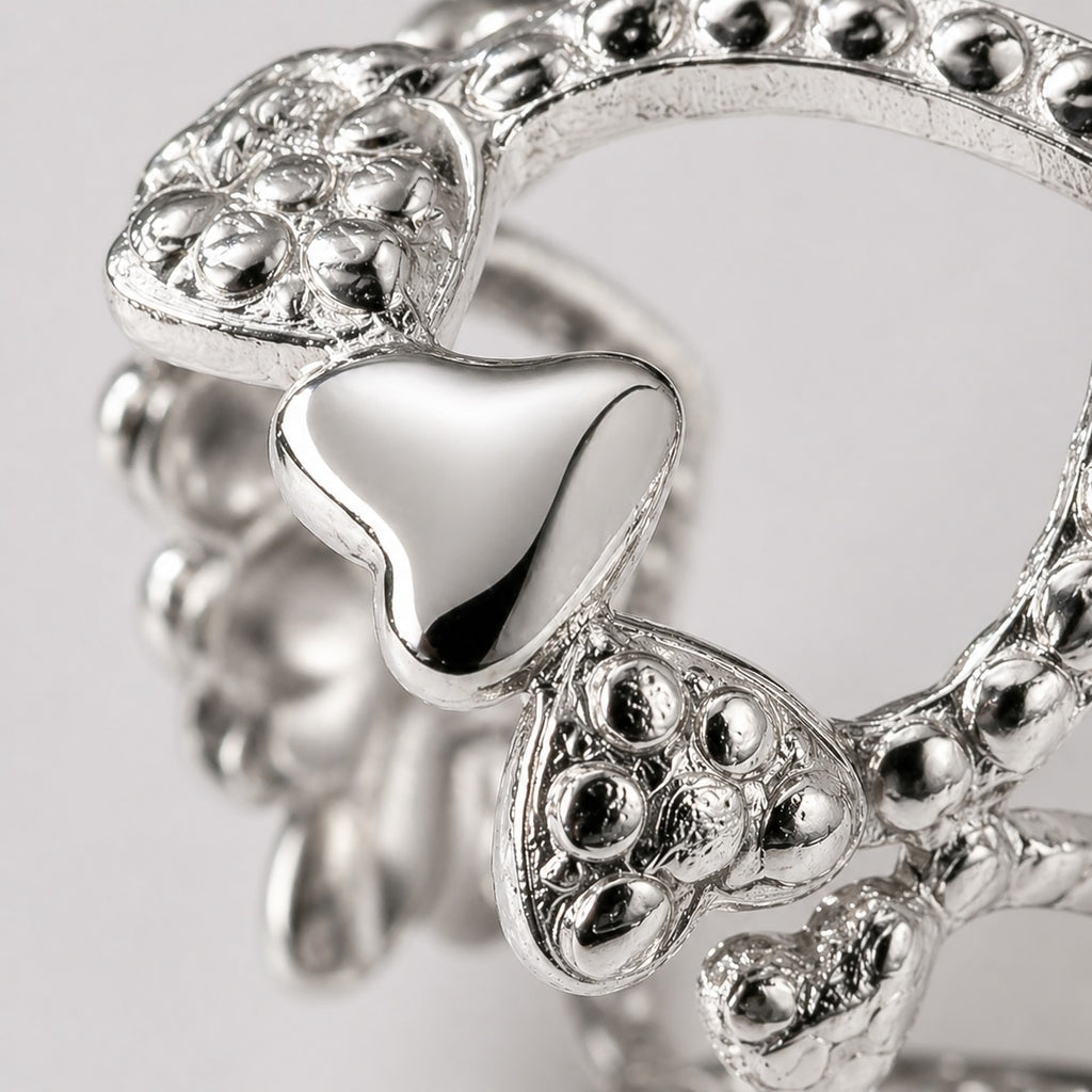 Bague Cœur Sculpté