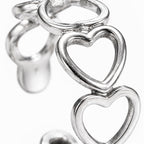 Bague coeurs ouverts
