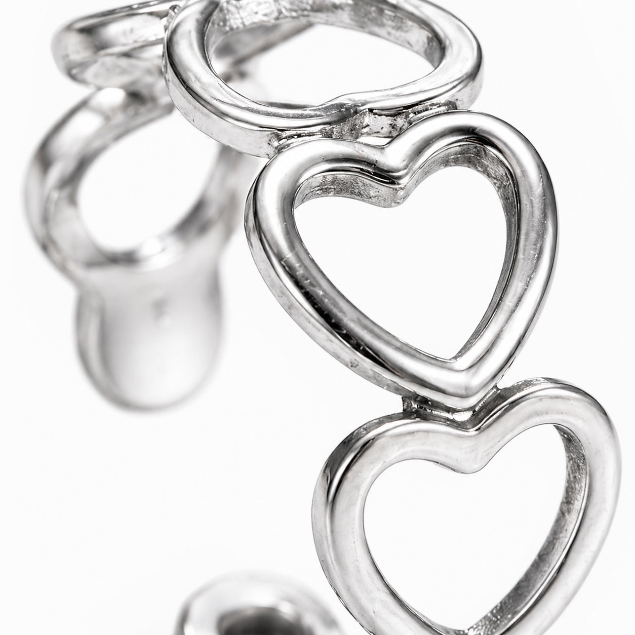Bague coeurs ouverts