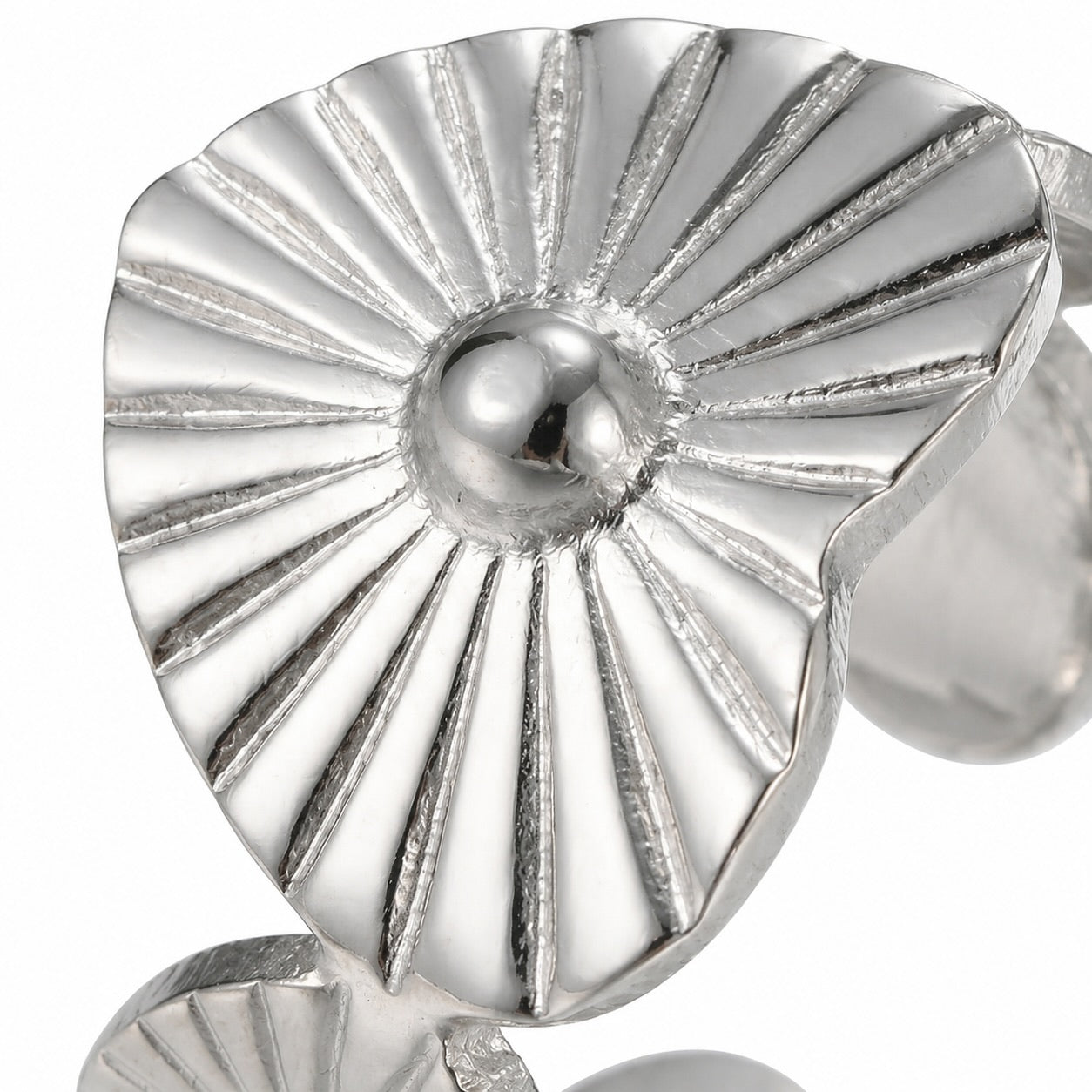 Bague coeur soleil
