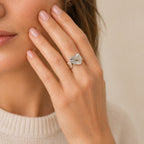 Bague coeur soleil