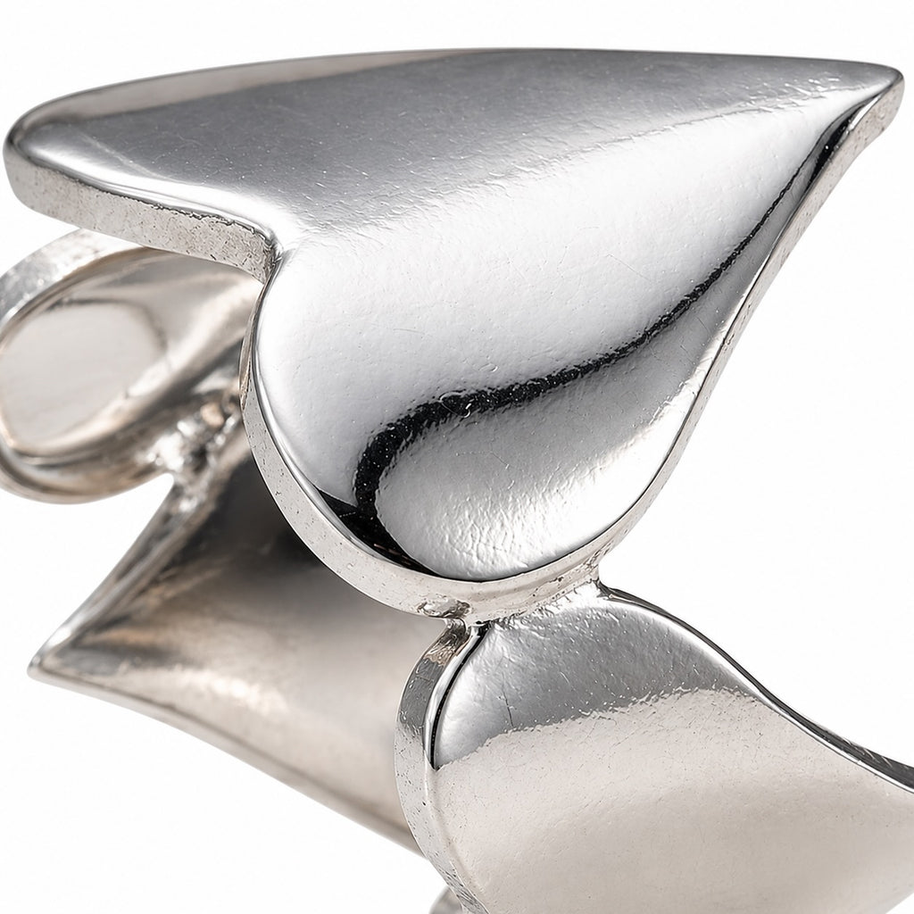 Bague coeurs lisses