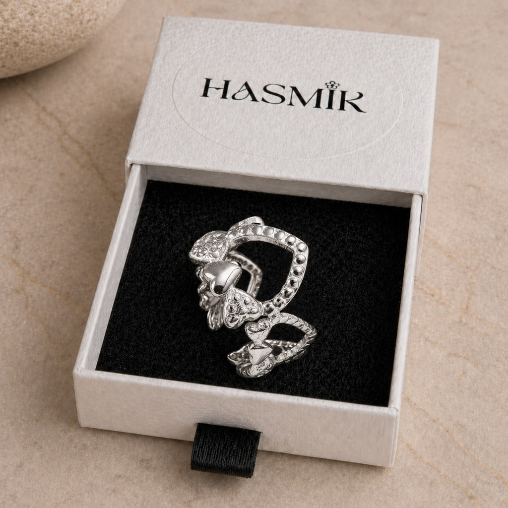 Bague Cœur Sculpté