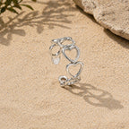 Bague coeurs ouverts