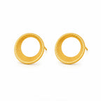 Boucles d’Oreilles Rondes Texturées