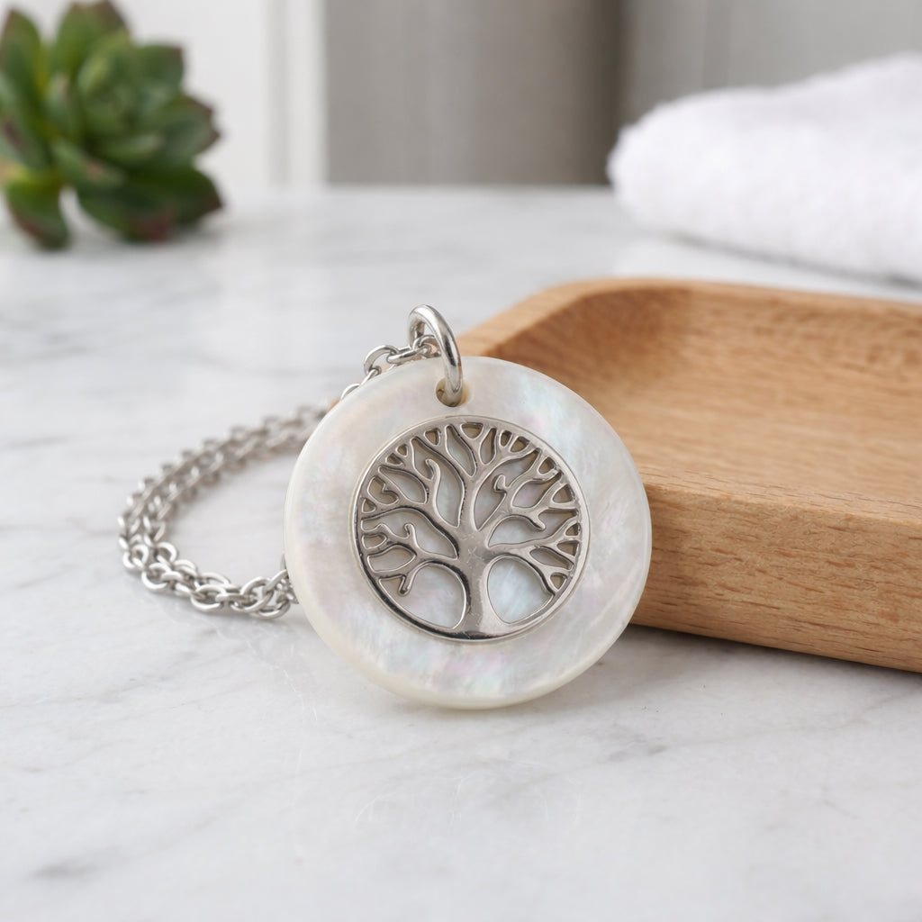 Collier Arbre de Vie Nacré