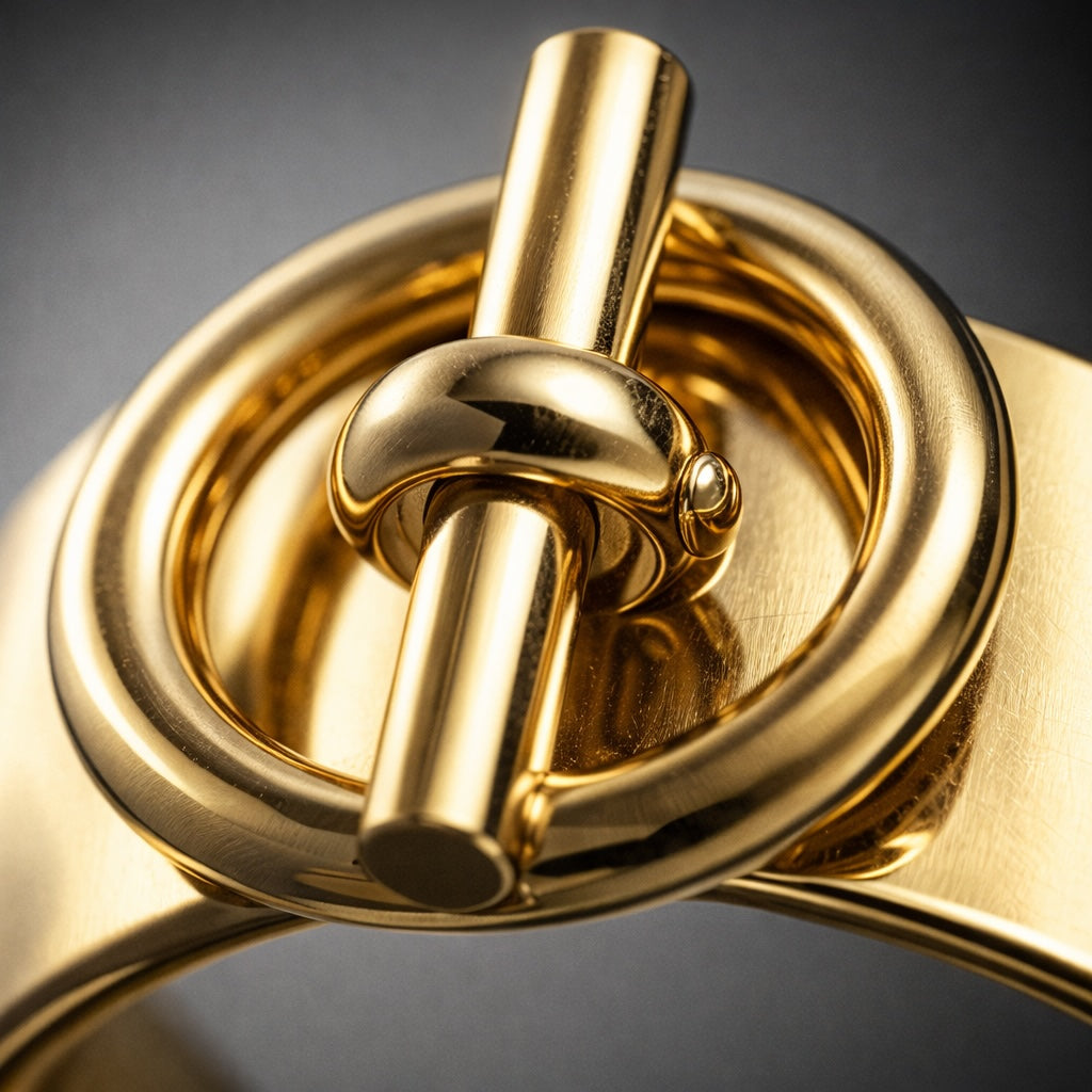 Bague Ajustable Cercle Entrelacé