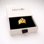Bague Ajustable Cercle Entrelacé