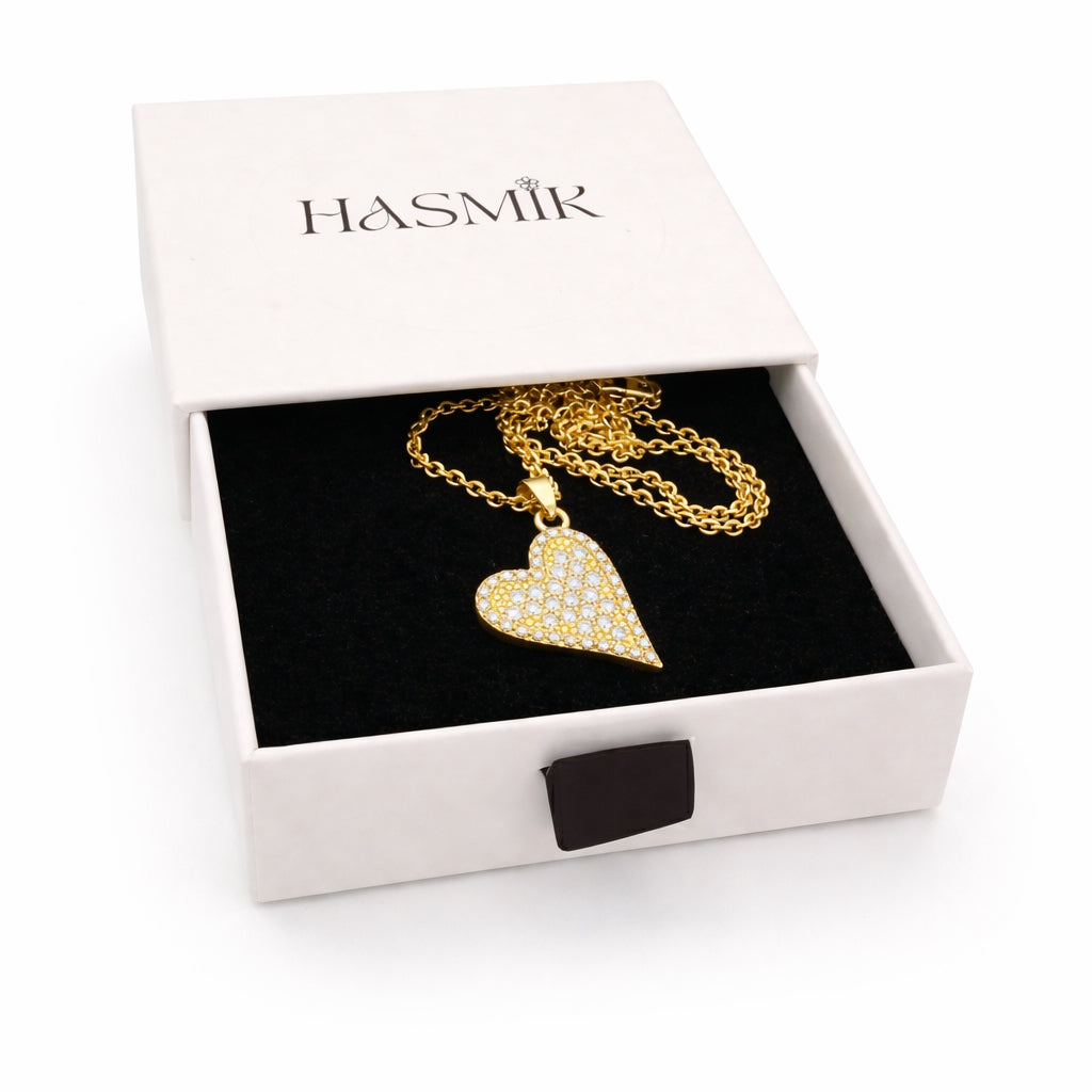 Collier Cœur Brillant