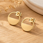 Boucles d’oreilles rondes