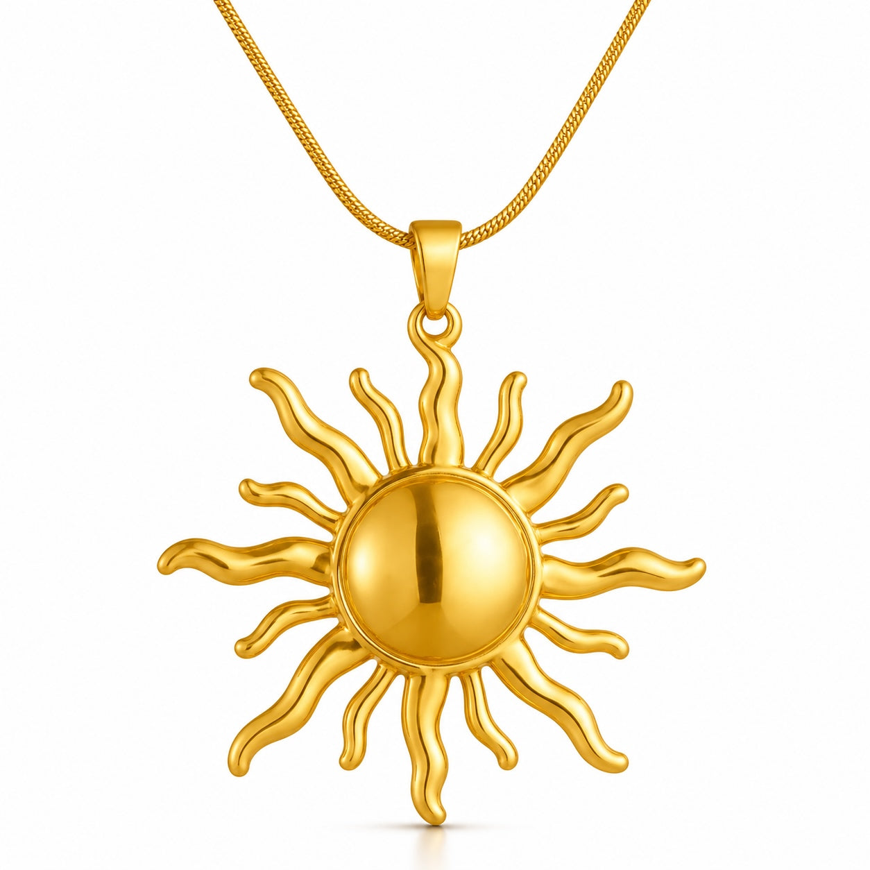 Collier Soleil Doré