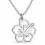 collier-fleur-hibiscus-dore-argente