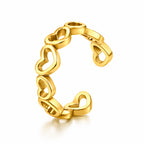 Bague cœur fine