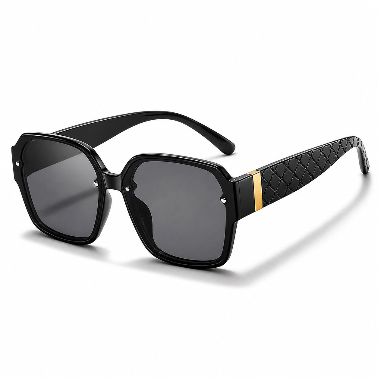 Lunettes Oversize Matelassées
