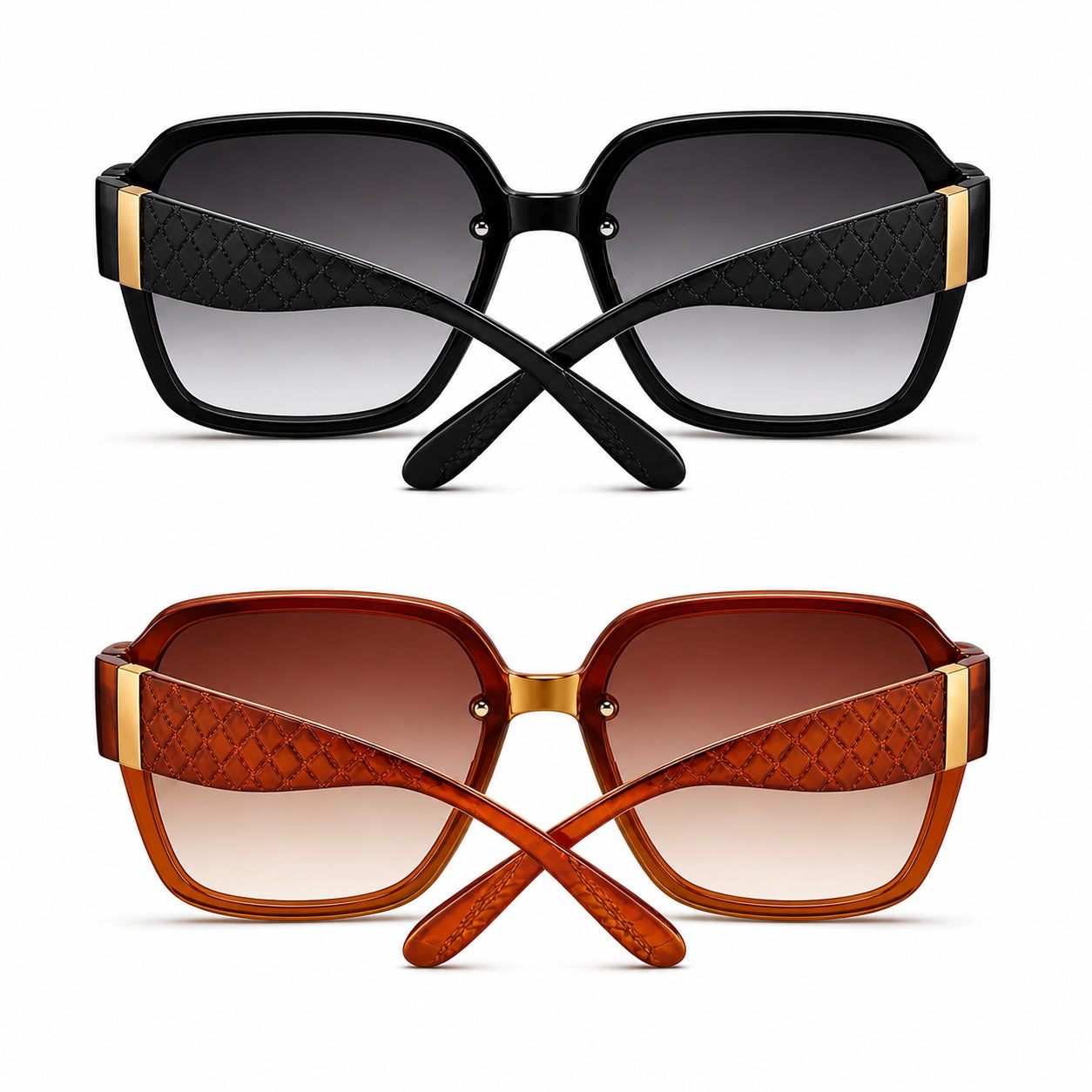 Lunettes Oversize Matelassées