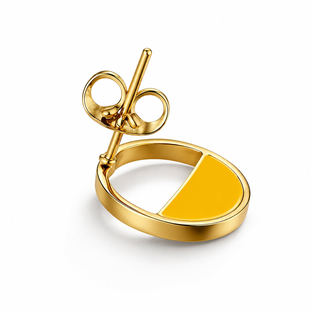 Boucles d’oreilles rondes
