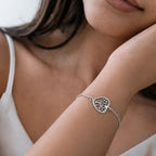 Bracelet Cœur Filigrané