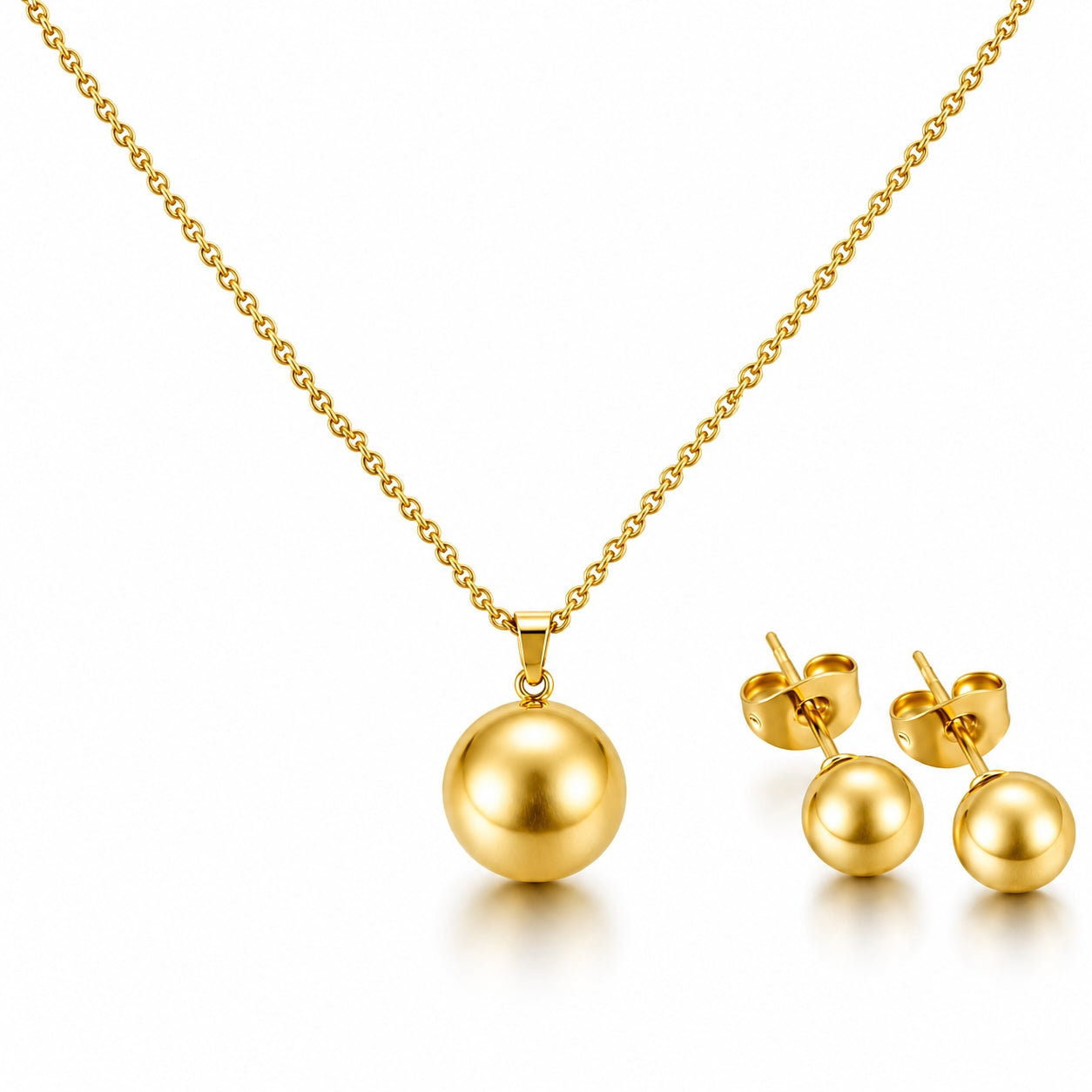 Parure Boule Dorée