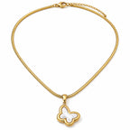 Collier Papillon Nacrée Dorée