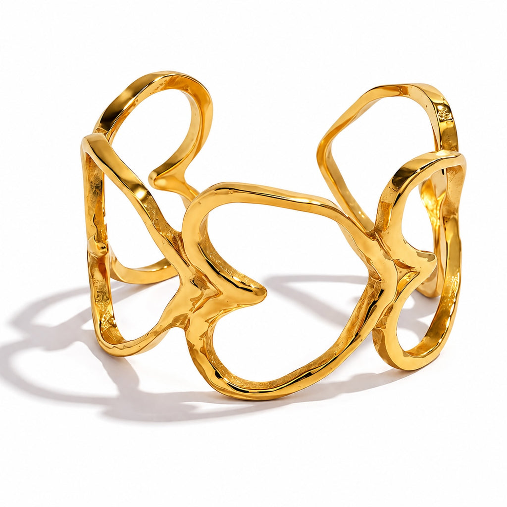 Bague Ajustable Design Organique