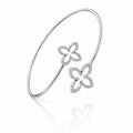 Bracelet Jonc Fleur Élégance