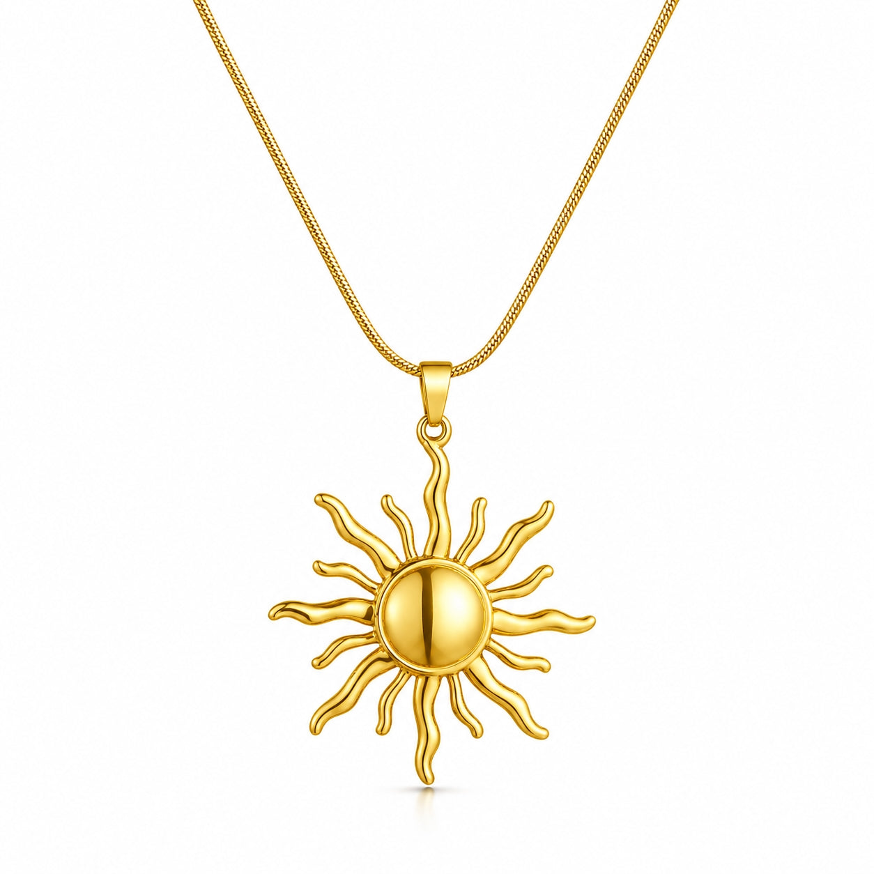 Collier Soleil Doré