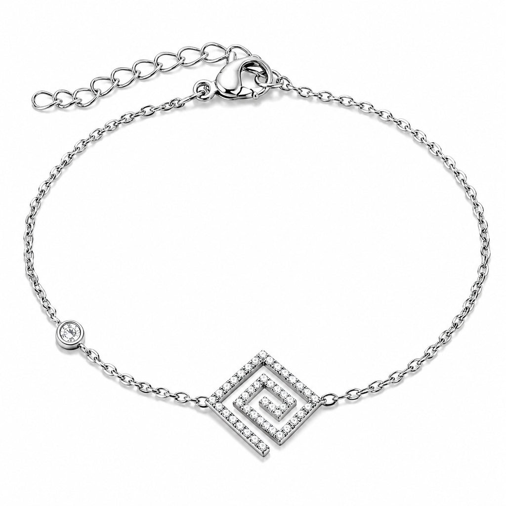 Bracelet Éclat Zircon Géométrique