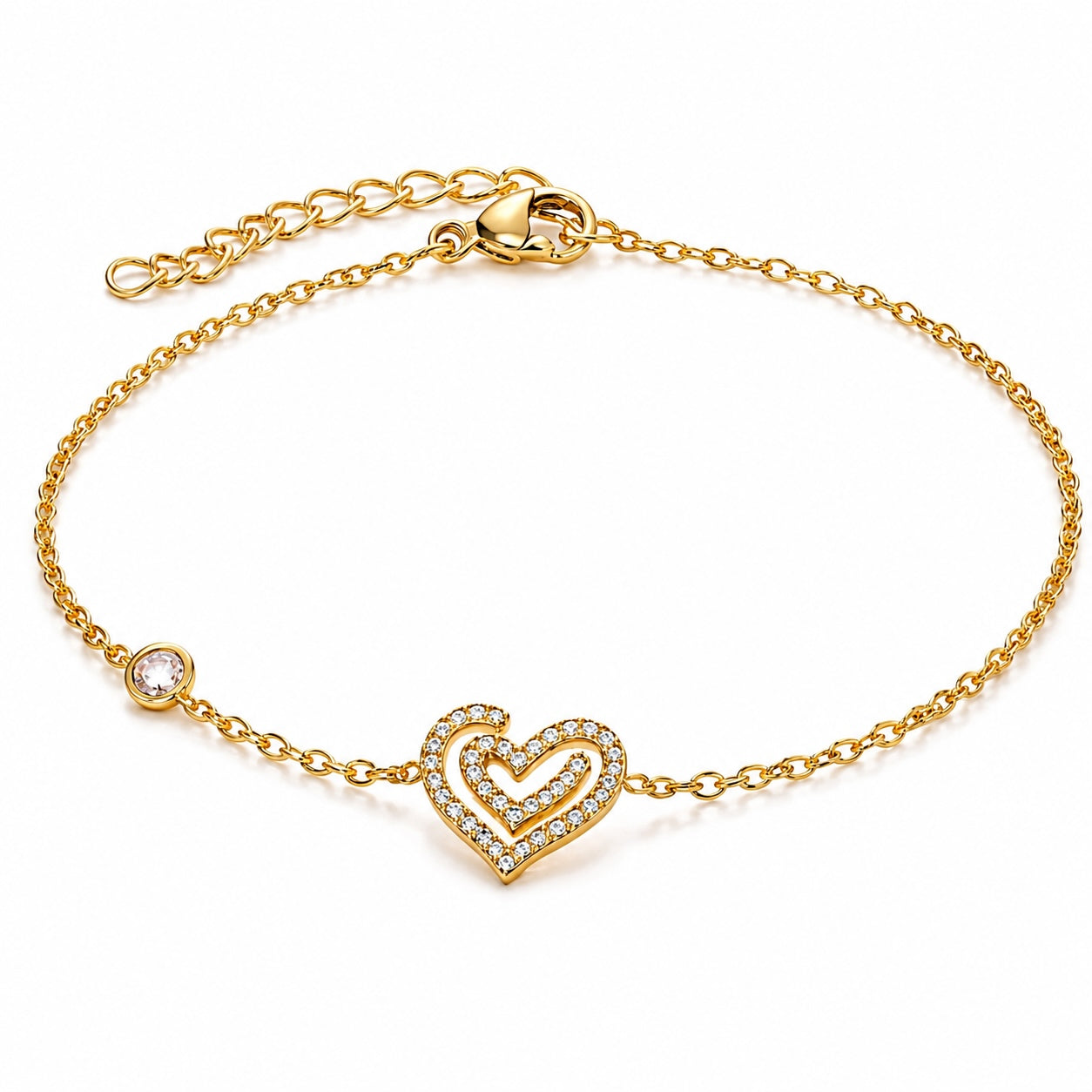 Bracelet Cœur Zircon