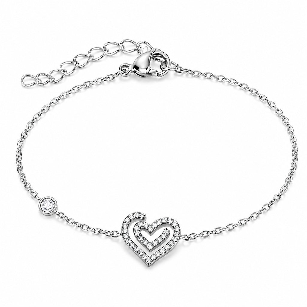 Bracelet Cœur Zircon