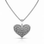Collier Cœur Sculpté