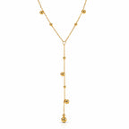 Collier lariat perles