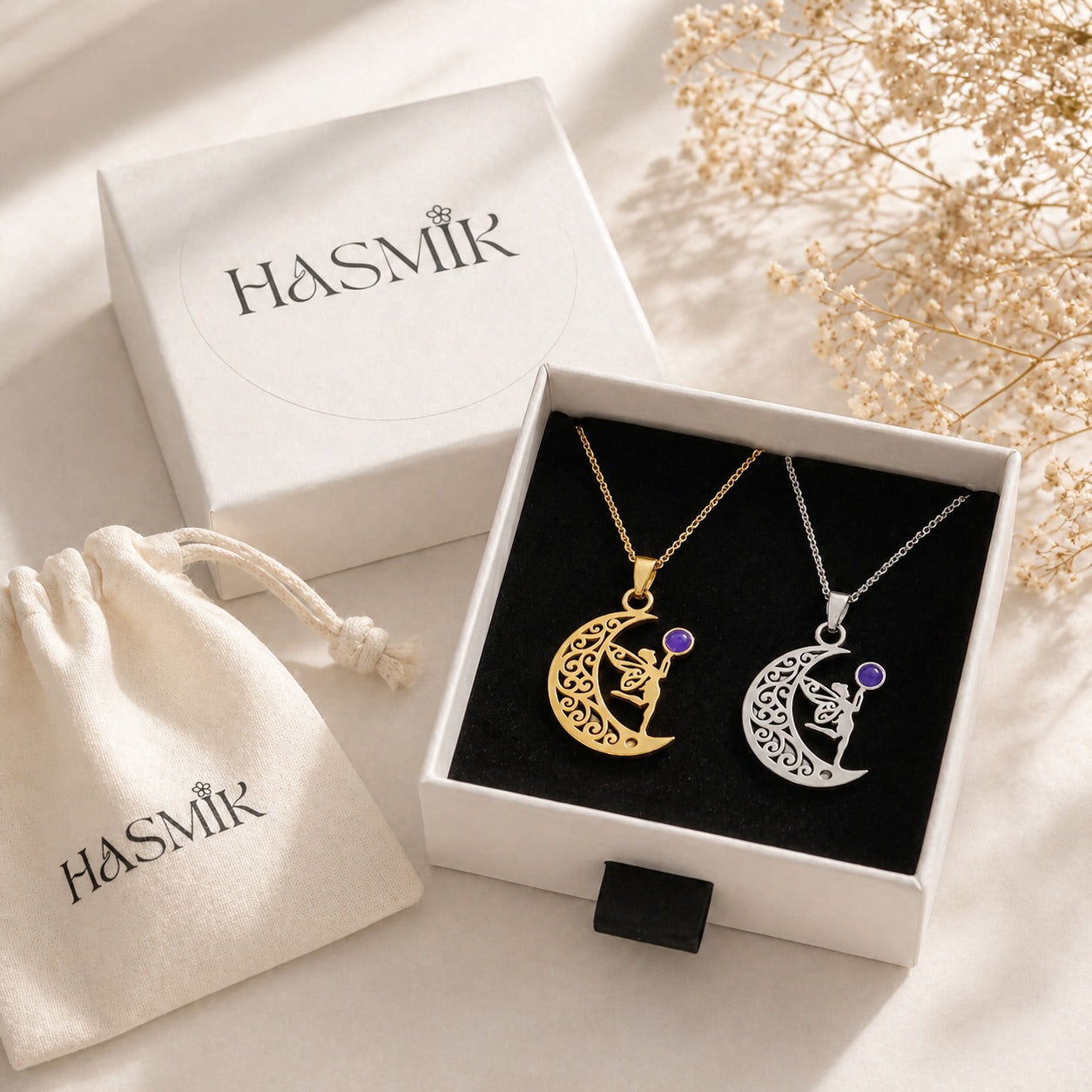 collier lune mystique 