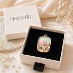 Pendentif Fleur Émaillée